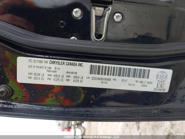Aukcja sprzedaży 2014 Chrysler 300 Touring, vin: 2C3CCAAG3EH345083, numer aukcji: 12589702
