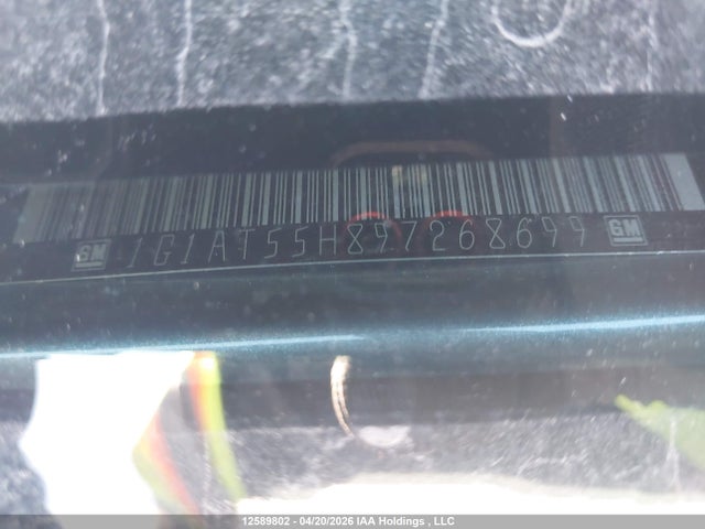 2009 Chevrolet Cobalt Lt მანქანა იყიდება აუქციონზე, vin: 1G1AT55H897268699, აუქციონის ნომერი: 12589802