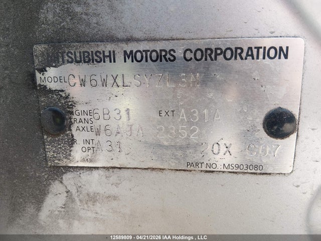 Продаж на аукціоні авто 2007 Mitsubishi Outlander Ls, vin: JA4MT31X97Z603955, номер лоту: 12589809
