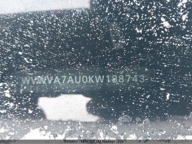 WVWVA7AU0KW188743 Volkswagen Golf R