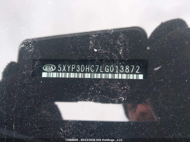 5XYP3DHC7LG013872 KIA Telluride Ex
