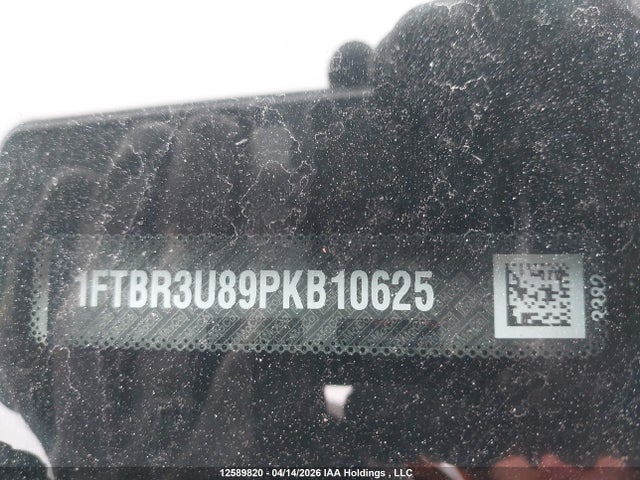 Aukcja sprzedaży 2023 Ford Transit T-250, vin: 1FTBR3U89PKB10625, numer aukcji: 12589820