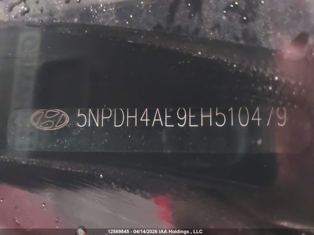 Aukcja sprzedaży 2014 Hyundai Elantra, vin: 5NPDH4AE9EH510479, numer aukcji: 12589845