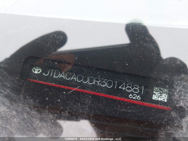 JTDACACU0R3014881 Toyota Prius Prime Se