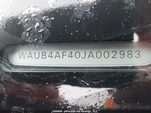 Aukcja sprzedaży 2018 Audi S4 Premium Plus, vin: WAUB4AF40JA002983, numer aukcji: 12589899
