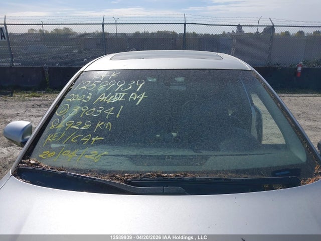 Aukcja sprzedaży 2003 Audi A4 1.8t, vin: WAUJC68E83A390341, numer aukcji: 12589939