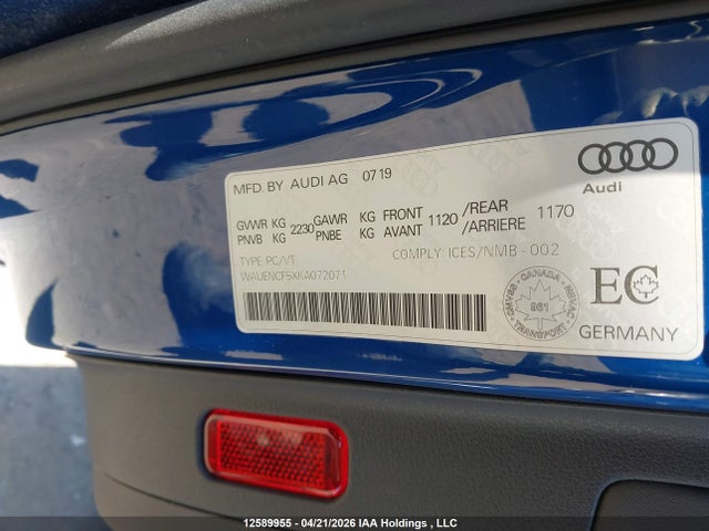 WAUENCF5XKA072071 Audi A5 45 Progressiv
