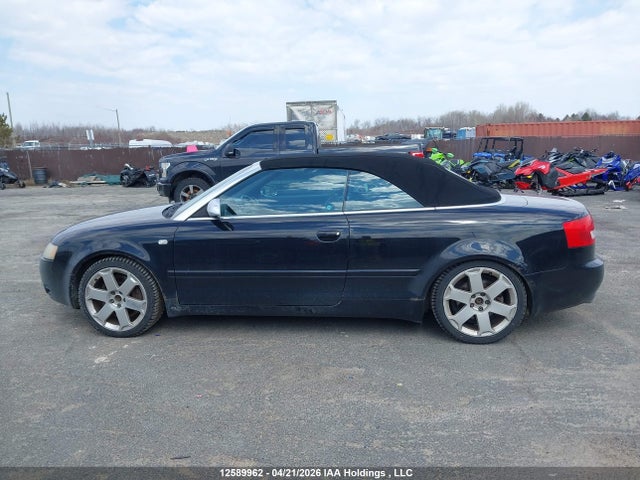 12589962 :رقم المزاد ، WUARL48H84K901002 vin ، 2004 Audi S4 Quattro Cabriolet مزاد بيع