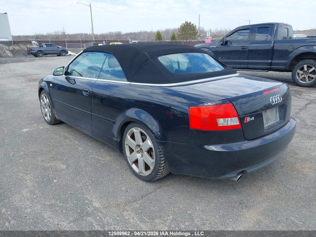 12589962 :رقم المزاد ، WUARL48H84K901002 vin ، 2004 Audi S4 Quattro Cabriolet مزاد بيع