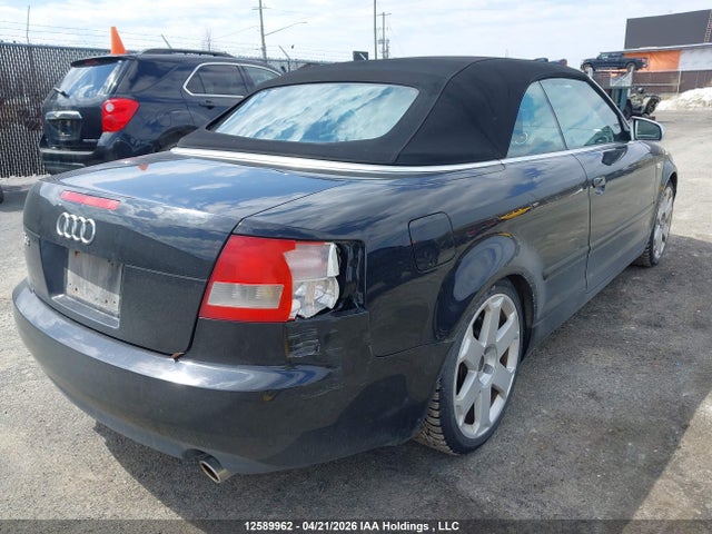 12589962 :رقم المزاد ، WUARL48H84K901002 vin ، 2004 Audi S4 Quattro Cabriolet مزاد بيع