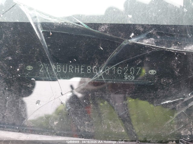 12589989 :رقم المزاد ، 2T1BURHE8GC616207 vin ، 2016 Toyota Corolla L/le/le Pls/prm/s/s Pls مزاد بيع