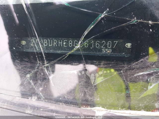 12589989 :رقم المزاد ، 2T1BURHE8GC616207 vin ، 2016 Toyota Corolla L/le/le Pls/prm/s/s Pls مزاد بيع