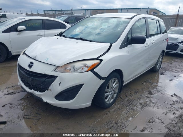 2012 Mazda Mazda5 Gs მანქანა იყიდება აუქციონზე, vin: JM1CW2CLXC0137500, აუქციონის ნომერი: 12589990