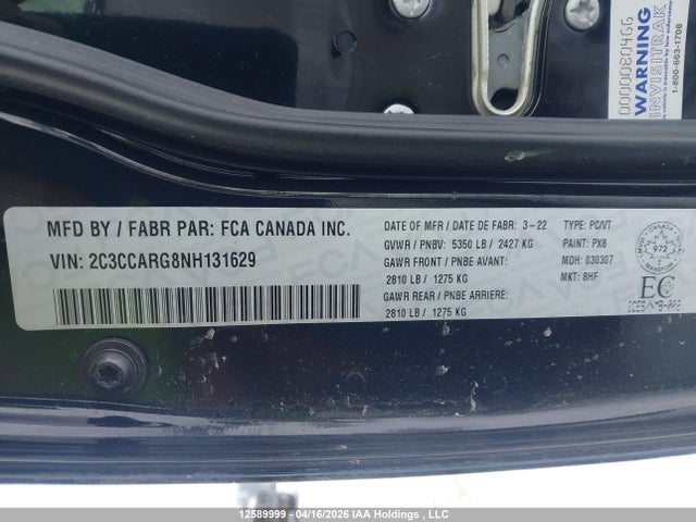 Chrysler 300 Touring Awd 2022 2C3CCARG8NH131629 Image 9