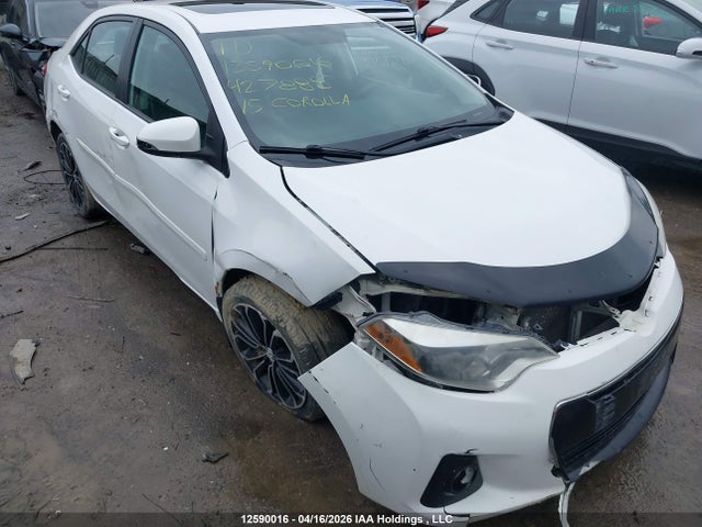 2015 Toyota Corolla S მანქანა იყიდება აუქციონზე, vin: 2T1BURHE2FC427888, აუქციონის ნომერი: 12590016