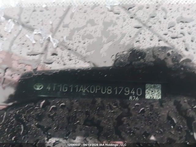4T1G11AK0PU817940 Toyota CAMRY SE