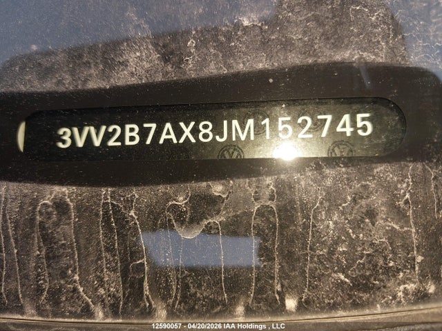 3VV2B7AX8JM152745 Volkswagen Tiguan Se/sel