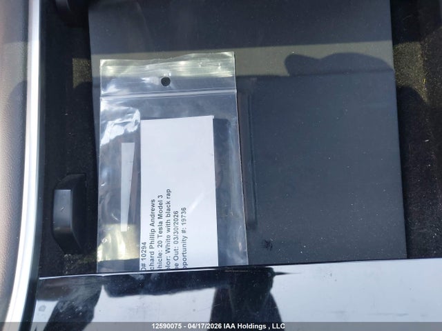 Tesla Model 3 Standard Range Plus 2020 5YJ3E1EA0LF786698 Image 11