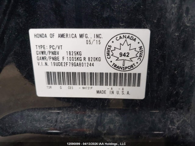 19UDE2F79GA801244 Acura Ilx Premium/technology