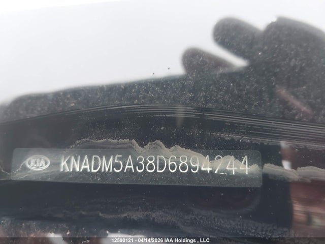 12590121 :رقم المزاد ، KNADM5A38D6894244 vin ، 2013 Kia Rio Lx مزاد بيع