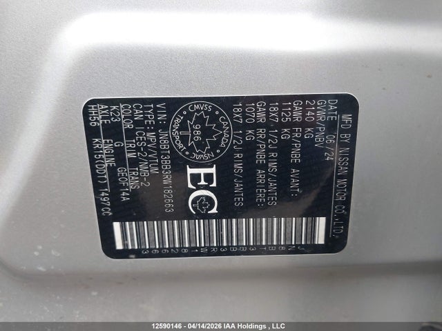 Продажа на аукционе авто 2024 Nissan Rogue Sv, vin: JN8BT3BB3RW182663, номер лота: 12590146