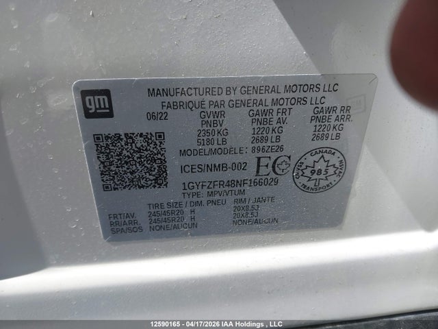 Cadillac XT4 SPORT 2022 1GYFZFR48NF166029 Image 18