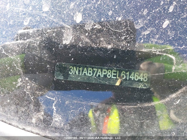 Aukcja sprzedaży 2014 Nissan Sentra S/sv/sr/sl, vin: 3N1AB7AP8EL614648, numer aukcji: 12590185
