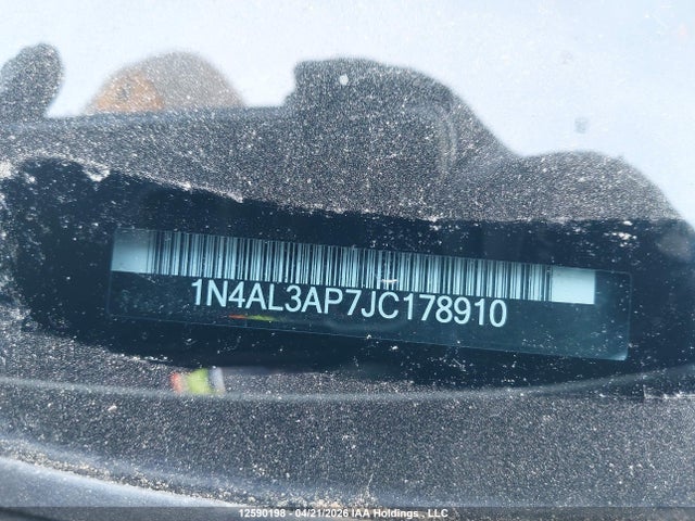 Aukcja sprzedaży 2018 Nissan Altima 2.5/s/sv/sl/sr, vin: 1N4AL3AP7JC178910, numer aukcji: 12590198