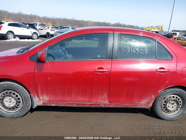 12582363 :رقم المزاد ، JTDBT923X91316508 vin ، 2009 Toyota Yaris مزاد بيع