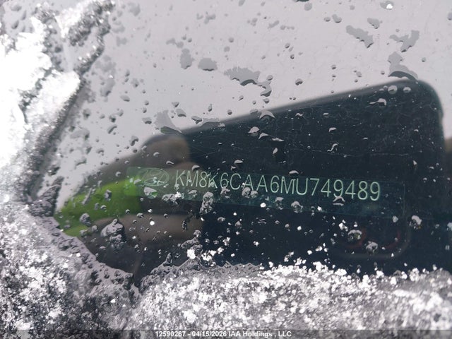 KM8K6CAA6MU749489 Hyundai Kona Luxury Awd