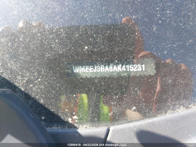 12590419 :رقم المزاد ، WMEEJ3BA8AK415231 vin ، 2010 Smart Fortwo Pure/passion مزاد بيع