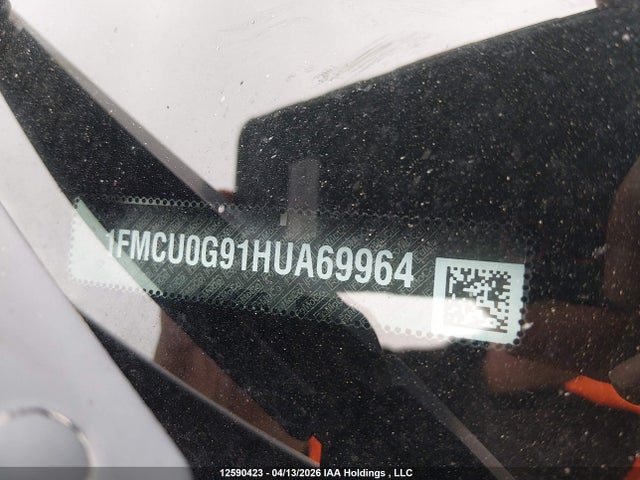 12590423 :رقم المزاد ، 1FMCU0G91HUA69964 vin ، 2017 Ford Escape Se مزاد بيع