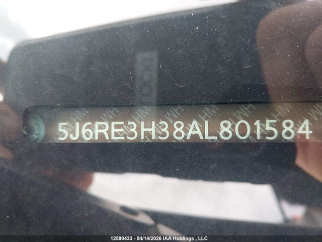 Продажа на аукционе авто 2010 Honda Cr-v Lx, vin: 5J6RE3H38AL801584, номер лота: 12590433