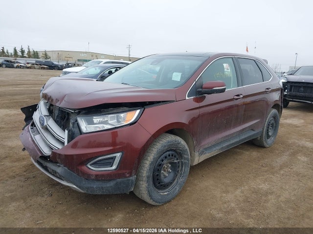 12590527 :رقم المزاد ، 2FMPK4K96FBB40360 vin ، 2015 Ford Edge Titanium مزاد بيع