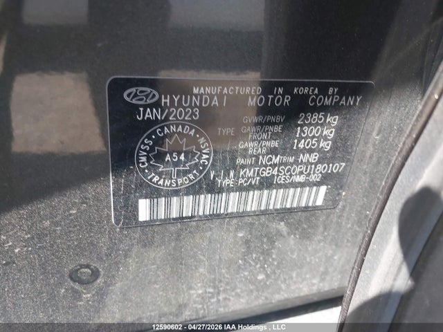 12590602 :رقم المزاد ، KMTGB4SC0PU180107 vin ، 2023 Genesis G80 2.5t Advanced Awd مزاد بيع