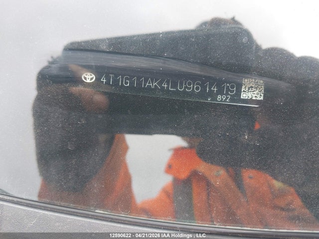 4T1G11AK4LU961419 Toyota CAMRY SE