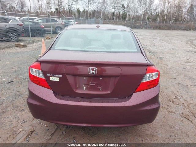 2012 Honda Civic Exl მანქანა იყიდება აუქციონზე, vin: 2HGFB2F90CH048038, აუქციონის ნომერი: 12590636
