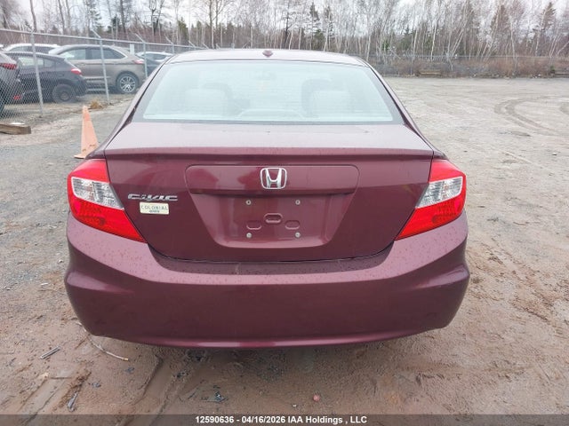2012 Honda Civic Exl მანქანა იყიდება აუქციონზე, vin: 2HGFB2F90CH048038, აუქციონის ნომერი: 12590636