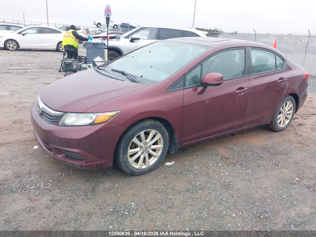 2012 Honda Civic Exl მანქანა იყიდება აუქციონზე, vin: 2HGFB2F90CH048038, აუქციონის ნომერი: 12590636
