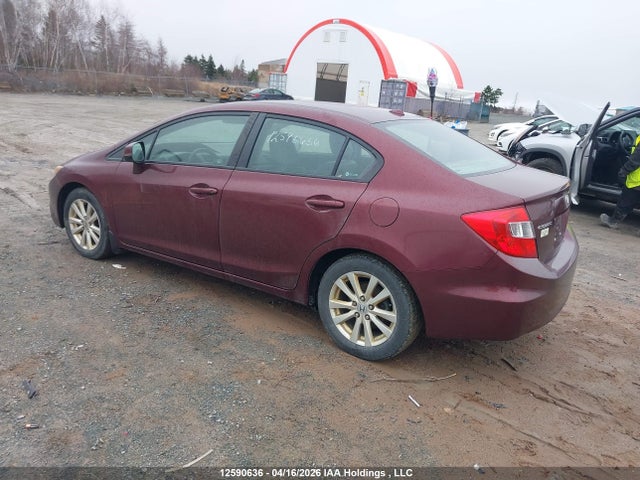 2012 Honda Civic Exl მანქანა იყიდება აუქციონზე, vin: 2HGFB2F90CH048038, აუქციონის ნომერი: 12590636