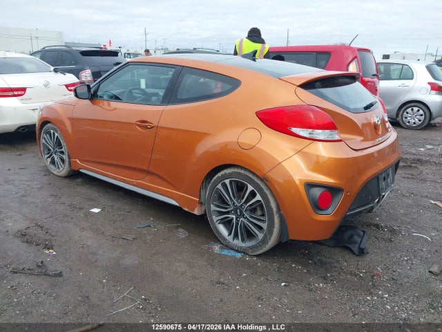 12590675 :رقم المزاد ، KMHTC6AE7GU288146 vin ، 2016 Hyundai Veloster Turbo مزاد بيع