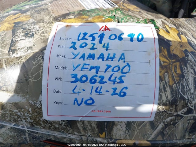 Yamaha YFM700 2024 5Y4AMH2W3RA306245 Image 11