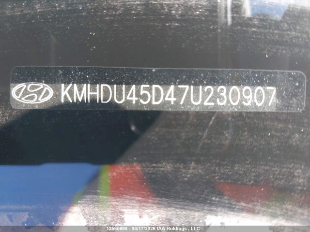 Продажа на аукционе авто 2007 Hyundai Elantra Gl/gls, vin: KMHDU45D47U230907, номер лота: 12590698