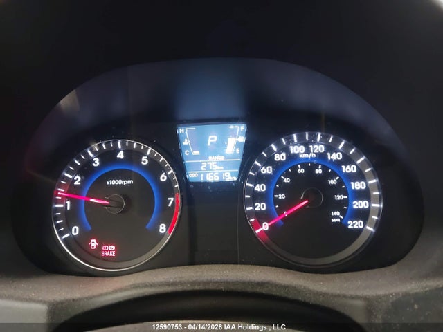 12590753 :رقم المزاد ، KMHCT5AE4DU094261 vin ، 2013 Hyundai Accent Gl مزاد بيع