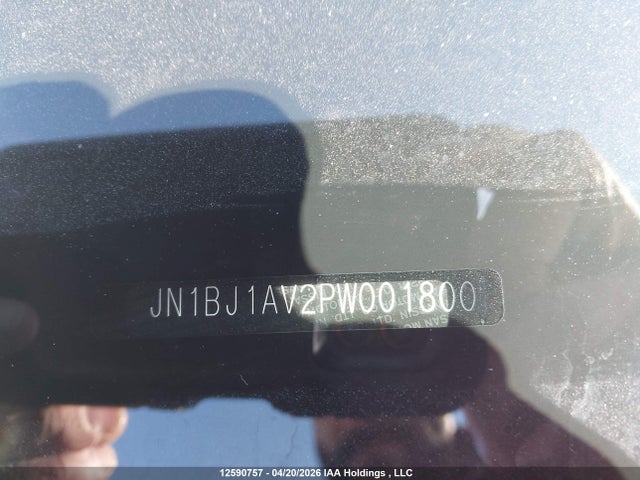 JN1BJ1AV2PW001800 Nissan QASHQAI