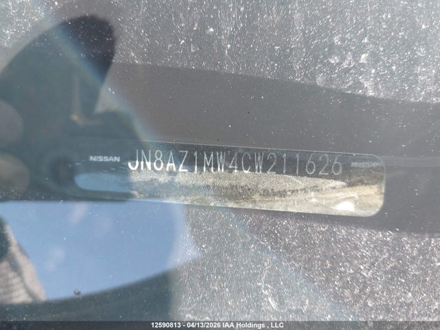 Продаж на аукціоні авто 2012 Nissan Murano Le, vin: JN8AZ1MW4CW211626, номер лоту: 12590813