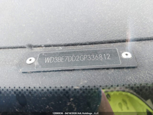Aukcja sprzedaży 2016 Mercedes-benz Sprinter 2500, vin: WD3BE7DD2GP336812, numer aukcji: 12590836