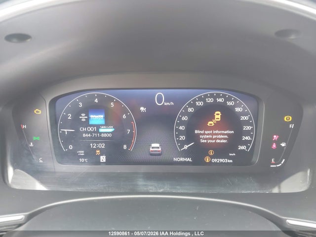 12590861 :رقم المزاد ، 2HGFE1F93NH007701 vin ، 2022 Honda Civic Touring مزاد بيع