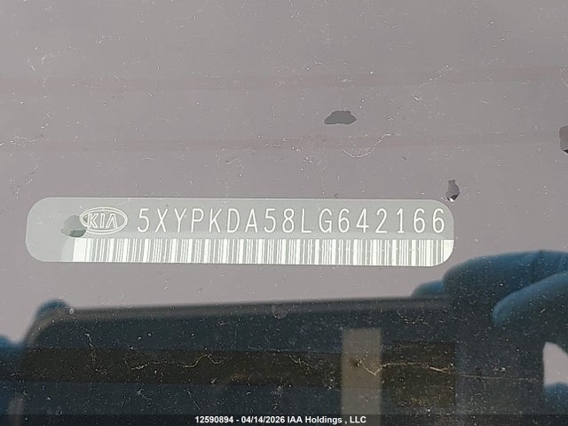 5XYPKDA58LG642166 KIA SORENTO SX