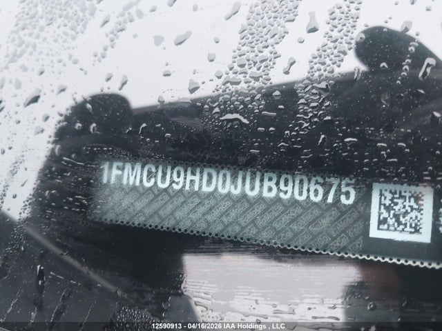 Aukcja sprzedaży 2018 Ford Escape Sel, vin: 1FMCU9HD0JUB90675, numer aukcji: 12590913
